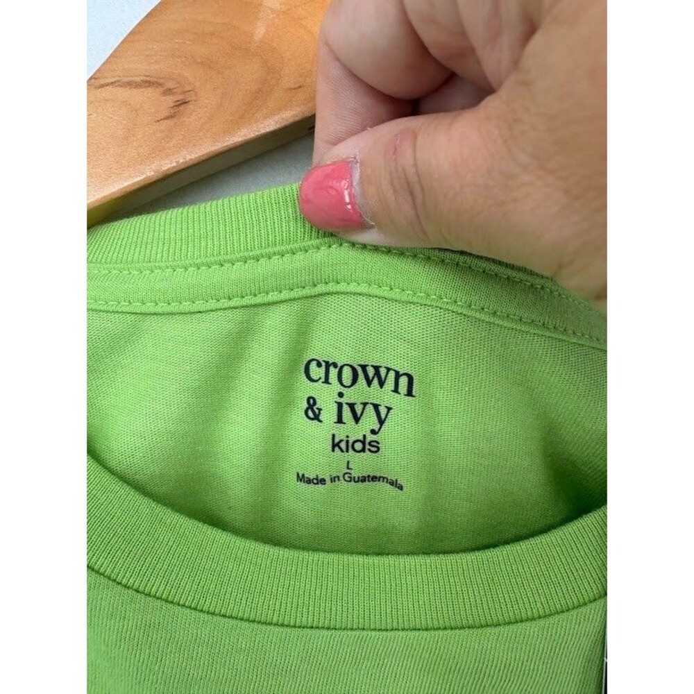 Boys Crown &‎ Ivy Green T-Shirt Jeep/Fishing/Southern NWT Size Large - Picture 4 of 5
